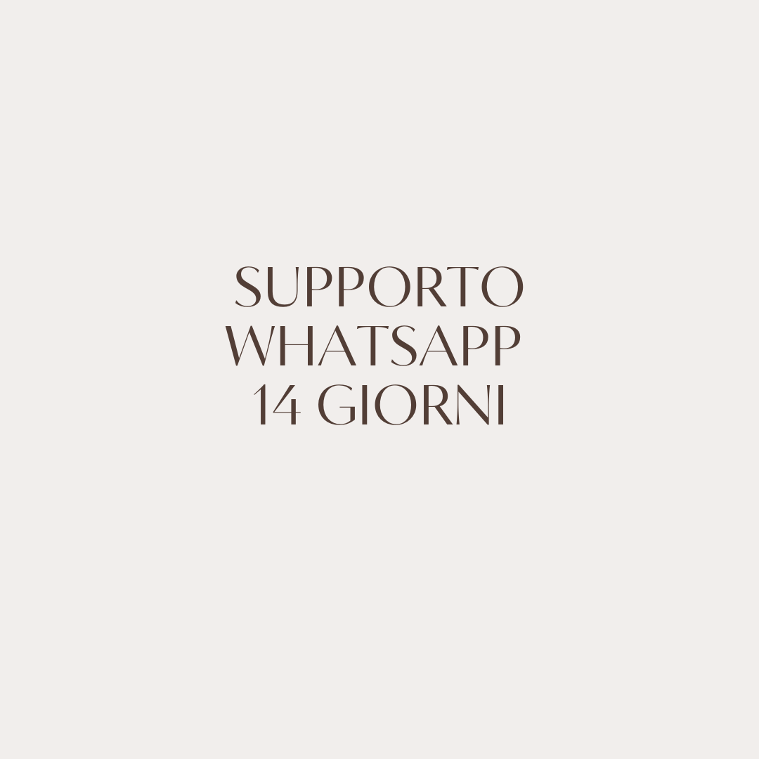 Supporto Whatsapp 14 giorni