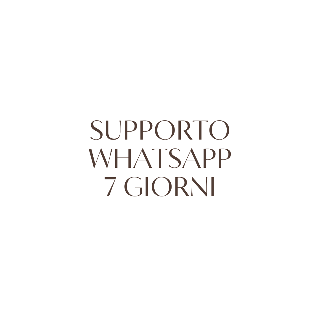 Supporto Whatsapp 7 giorni
