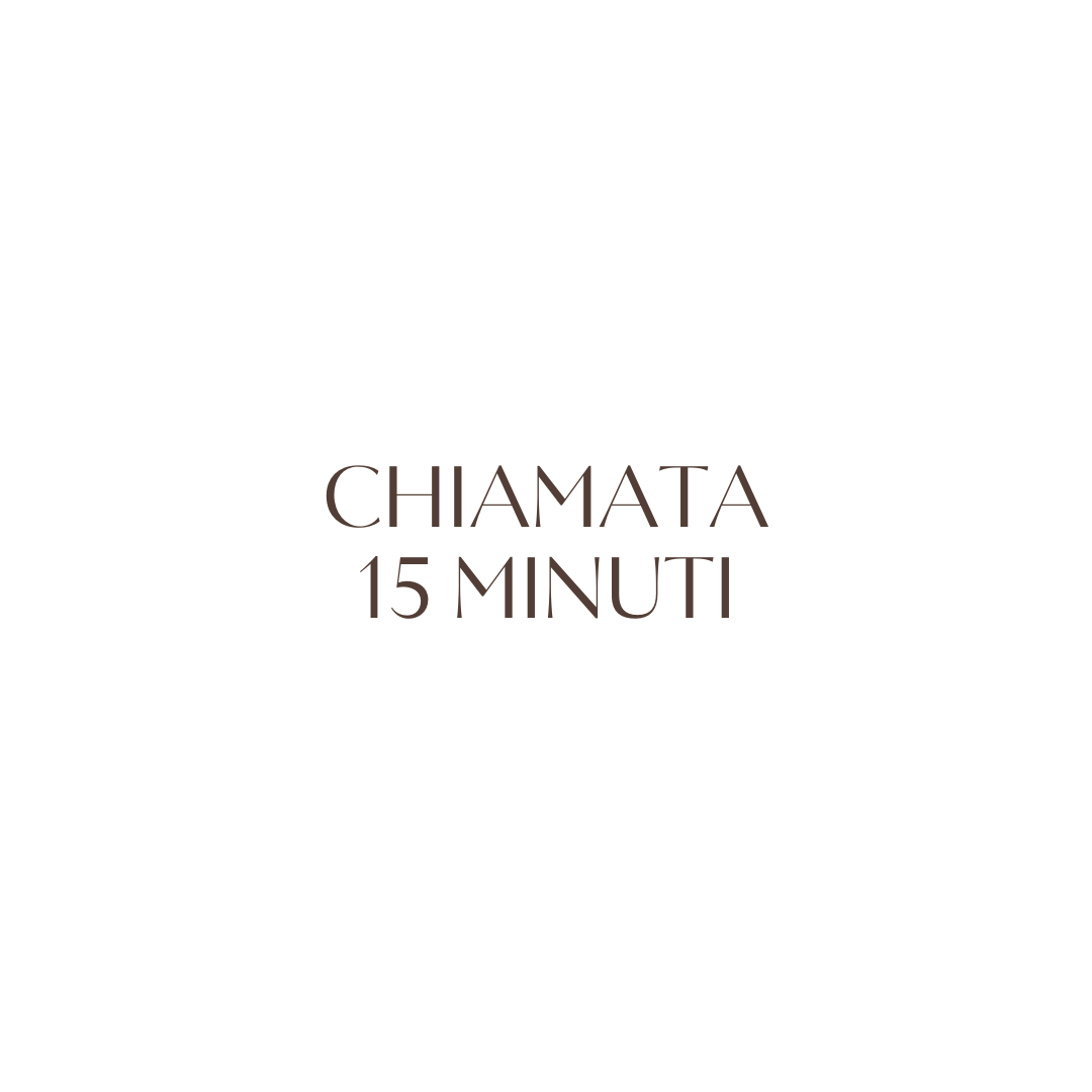 Chiamata "BOOST" 15 minuti