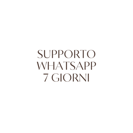 Supporto Whatsapp 7 giorni