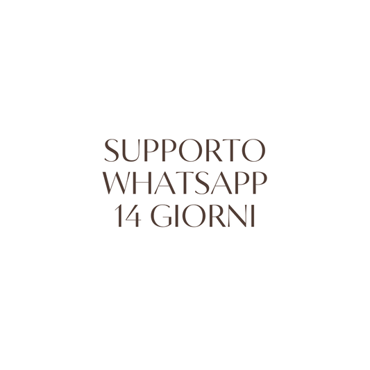 Supporto Whatsapp 14 giorni